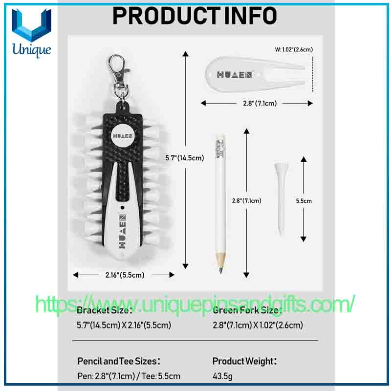 Clavijas para pelotas de golf, tenedor portátil para pelotas, marcador de posición de pelota, tenedor para putting green, contenedor de almacenamiento para tee de golf