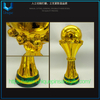 Trofeo de fútbol de Copa Africana de diseño personalizado, modelo de trofeo artesanal, decoración creativa, trofeo de copa de fútbol, ​​suministros para fanáticos