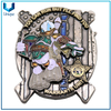 Moneda creativa ecso, moneda de esmalte suave 3D, militar, ejército, moneda de la policía, personalice la moneda de la medalla de souvenirs de la novedad