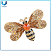 Joyería de moda Sombrero de rhinstone Pin, broches de metal con diamante, broches de cisne de ojo de gato, broche elegante de cristal