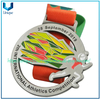 Medallón de premio militar de esmalte 3D de metal personalizado de fábrica Medallón de oro Karate Fútbol Fútbol Run Finisher Maratón Carrera Carrera Maratón Deporte Medalla personalizada con cinta