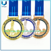  Personalizado 3D Metal dorado Lucha libre Bicicleta Ciclismo Natación Judo Karate Bicicleta Correr Fútbol Carreras Fútbol Finalizador Triatlón Maratón Medalla deportiva