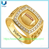 Anillo de dedo del club de béisbol de la venta caliente anillo de dedo del campeonato de béisbol del acero inoxidable para el anillo de dedo de los hombres
