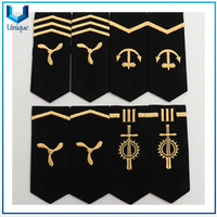 Patch bordado personalizado, parches militares de bordado para ropa, rayas de Epaulette en mochila, emblema de hombro uniforme de la policía para prendas de vestir