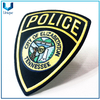Personalice la insignia bordada de la policía de los EE. UU., No hay parches de bordados uniformes de bordado MOQ, plancha en etiquetas militares de bordado para prendas de vestir