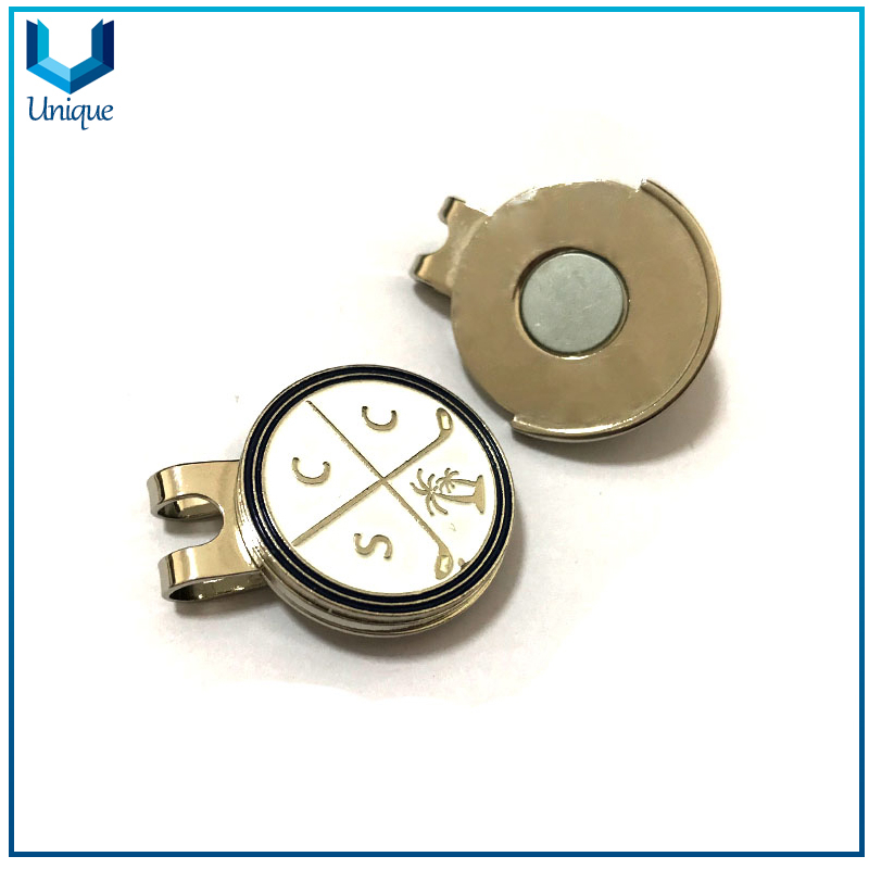 Diseño personalizado Bola de golf Mark Cute Design Mark Posición de la pelota de golf Plus Magnetic Golf Hat Sombreros Bling Golf Marker