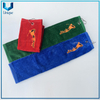 Toalla de algodón 100% de alta calidad, personalice toallas de golf de logotipo bordado, toalla deportiva, toalla de pesca, toalla de deportes blanca negra, toalla de golf