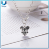 Fábrica al por mayor de alta calidad 925 plata Mickey Ido Pendant, encanto colgante 925 plata esterlina en detalle