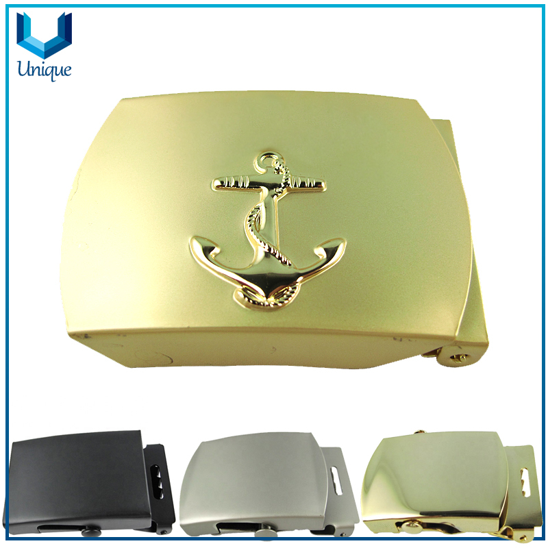 Oro, hebilla de cinturón de plata con el logotipo de personalizar, 3D Dos tonos Police Police Military Cuche Beam Hebilla, hebilla de boda para regalos promocionales