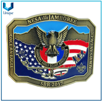 Hebilla de metal National Eaga SBR, DISEÑO DE PERSONALIZACIÓN 3D HEBILLA DE CORREO ANTIGUA PARA LA POLICÍA, REGALOS DE SOUVENIR DE HONOR MILITAR