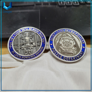 Proveedor de monedas Challenge Medalla de oro Rocket Moneda de espejo de oro redonda