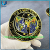 LOGO Customizado personalizado 3D Aley Desafío de aleación de zinc monedera WPC Coin Coin Spinner Coin
