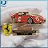 Pin de solapa de coche de carreras de esmalte duro personalizado