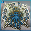 Moneda personalizada del desafío de la forma del pulpo de la marina de guerra de los E.E.U.U., monedas militares de la policía del ejército de los deportes
