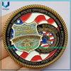 Moneda de desafío de níquel de diseño único con puño de la Armada de la OTAN Naavy de EE. UU. 3D personalizada con bandera de EE. UU.