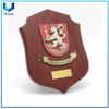 Wholesale Diseño personalizado Metal Militar Shield con caja de madera, Placas de premio militar de honor con caja de madera, Medalla de Premio Militar de Oro MOQ bajo