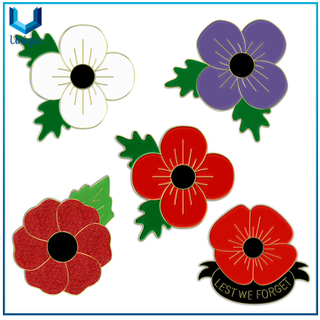 Pin de joyería personalizada, Pin del sombrero, Pin de la solapa de la prenda, Pin de la solapa de la moda en el diseño de personalizar para la fiesta, vacaciones de vacaciones, pins florido