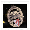 Medalla de carrera de 10k, logotipo personalizado al por mayor aleación de zinc de aleación de esmalte suave del premio del recuerdo de la medalla de metal