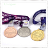 Medalla de carrera de 10k, logotipo personalizado al por mayor aleación de zinc de aleación de esmalte suave del premio del recuerdo de la medalla de metal