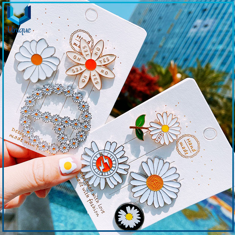 Personalice Pin de solapa de moda, broches de metal de flor de ropa, bolso y sombrero Decoración Pin Badge, Pin de regalo de souvenir