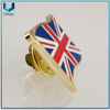 Muere golpeó el pin de solapa de hierro, bandera de oro, bandera de esmalte, bandera de esmalte, pernos de solapa, pernos de doble bandera, PIN de personalización de la fábrica