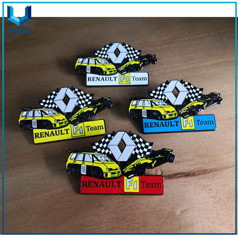 Personalice Mechandire Metal, FA PIN, Insignia de Racing, Insignia de Metal de Esmalte Duro, Pasadores De Oro Reino Unido de 20mm, Pines De Regalo