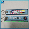 Llaveros personalizados con la bandera del ejército bordado, llaveros de coche con bordado de tela, llavero tejido, llavero con la bandera de la Fuerza Provisional de las Naciones Unidas