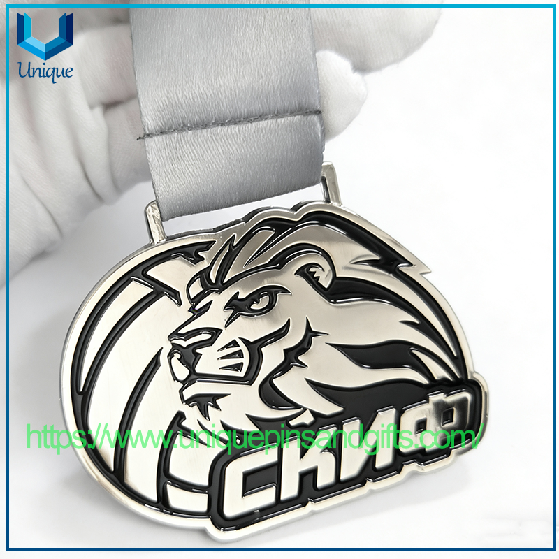 Medallas de metal 3D personalizadas, medallas rusas de eventos deportivos de bronce, oro y plata con cinta