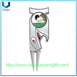 En Stock, creativo, con temática de tiburón, para poner pelotas de Golf de Metal, tenedores, Clips para sombrero, marcador de pelota de Golf, juegos de herramientas Divot