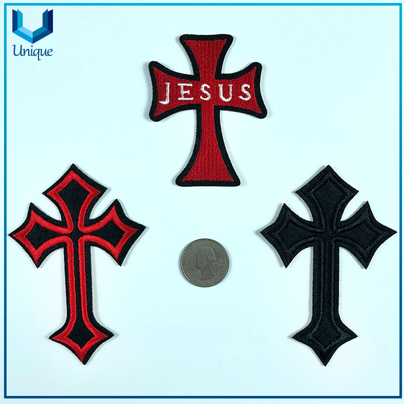 Patch de bordado personalizado para la ropa, palo en la insignia de bordado para accesorios de ropa, logotipo de bordado completo