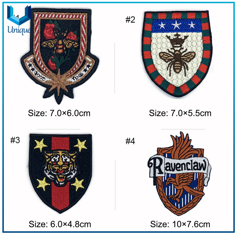 Venta al por mayor accesorio de prenda personalizada, ropa de bordado etiqueta tejida de la fuerza aérea, emblema de bordado militar en cuero PVC apliques de lentejuelas de lentejuela, parche bordado de la policía