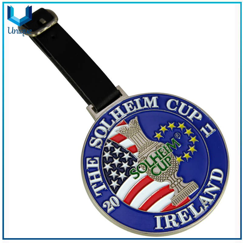 Etiqueta de equipaje de golf con personalizar logo-7