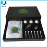 Conjunto de regalo de golf: personalizar logo Golf Towel + Golf Tee + Golf Divot Tool + Golf Ballmarker + HatClip para regalos promocionales en regalos Box Embalaje