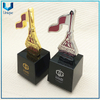 Trofeo de la bandera de Qatar para la celebración del Día National, personalice el trofeo de la medalla 3D de la aleación de zinc para la copa de premio, la fábrica de la medalla de China