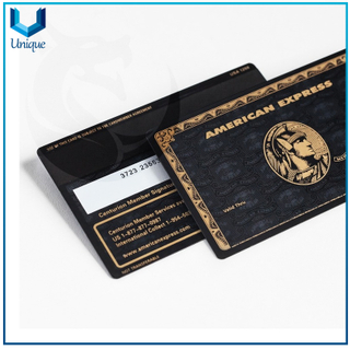 Tarjeta de visita de metal negro de acero inoxidable personalizado, tarjeta de membresía de metal, tarjetas de crédito de visa de metal en blanco con rayas magnéticas