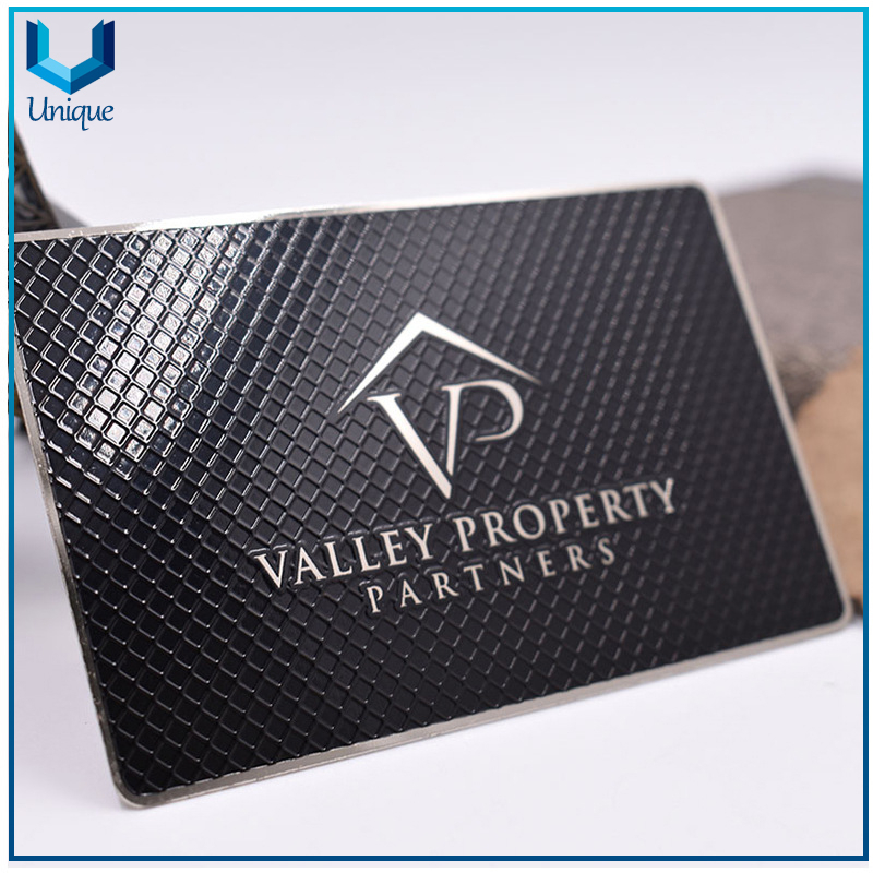 Diseño gratuito Personalizado Acero inoxidable Metal Tarjeta de visita Metal Tarjeta de visita, Fasion Forma única Tarjeta de invitación de boda