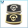 USS Ronald Reagan CVN76 Navy Hebilla de metal militar, chapado en oro 3D Skull Logo Cinturón Hebilla para los regalos de Souvenir de Honor
