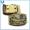 Hebilla de metal militar de USS para los regalos del souvenir de honor, hebilla del ejército, hebilla de la pelota de golf del cinturón de metal Fabricantes, bolsa de hebilla de pin de metal personalizada