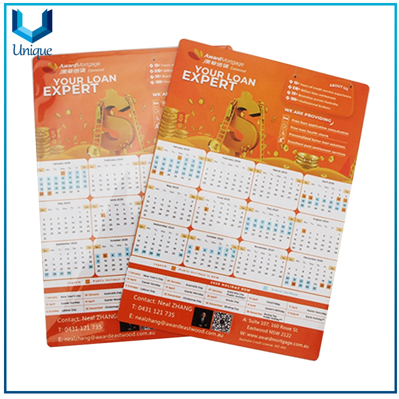 Imanes de forma de casa impreso a todo color Calendarios001-05