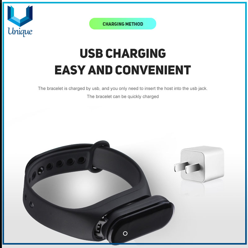 Fitness Tracker LED Pantalla Monitor de ritmo cardíaco Impermeable Pulsera Actividad Tracker Previsión del tiempo Smart Watch