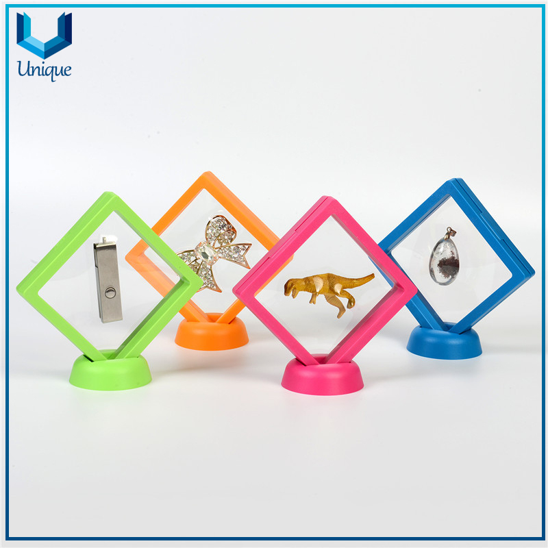 Caja de pantalla de acrílico de plástico para caja de artesanías de monedas