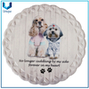 Patrón de cerámica de la placa de cerámica del trivet de la búho personalizada para los regalos de souvenirs