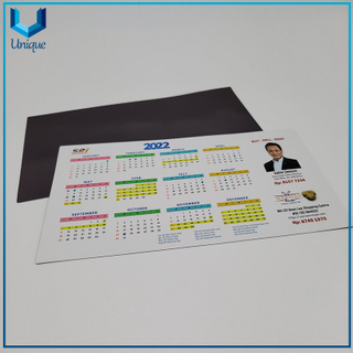 Imán de nevera promocional con calendario magnético mensual personalizado