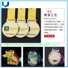 Medalla de aleación de zinc personalizada Eventos deportivos impresos en el color Competiciones Running Marathons Events Awards Medalla de premios
