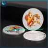 Moneda creativa de cartón militar 3D de diseño personalizado, monedas de espejo, moneda conmemorativa de metal del gobierno deportivo de la marina del ejército de oro/plata