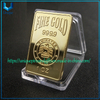 Moneda de recuerdo de espejo dorado/plateado con revestimiento de metal 3D personalizado de fábrica, moneda conmemorativa de vacaciones/lugar escénico/zodíaco