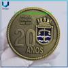 Moneda de diseño personalizado dual 3D Chile, 63,5mm de diámetro, cobre antiguo, barco militar, monedas de desafío