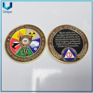 Moneda conmemorativa de aleación de zinc fundido a presión Diseño personalizado