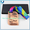 Medalla de metal deportiva en 3D por encargo Medalla militar de bronce dorado y plateado Judo Taekwondo Correr Maratón Fútbol Baloncesto Karate Medallas personalizadas con cinta