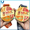  Personalizado 3D Metal dorado Lucha libre Bicicleta Ciclismo Natación Judo Karate Bicicleta Correr Fútbol Carreras Fútbol Finalizador Triatlón Maratón Medalla deportiva